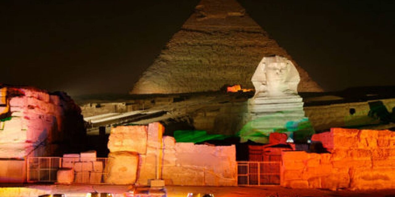 Sound and Light Show at the Pyramids